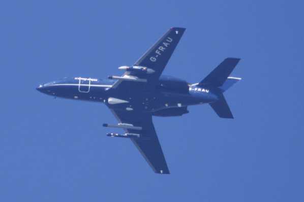 24 March 2020 - 11-15-20 
Cobham refuelling training jet G-FRAU. This was the only plane I saw flyover today (during coronavirus lockdown).
------------
Cobham refuelling trainer